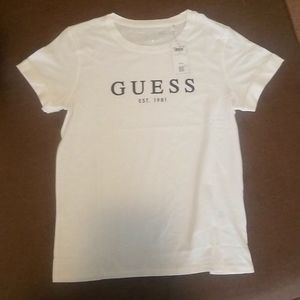 Small GUESS White T-Shirt